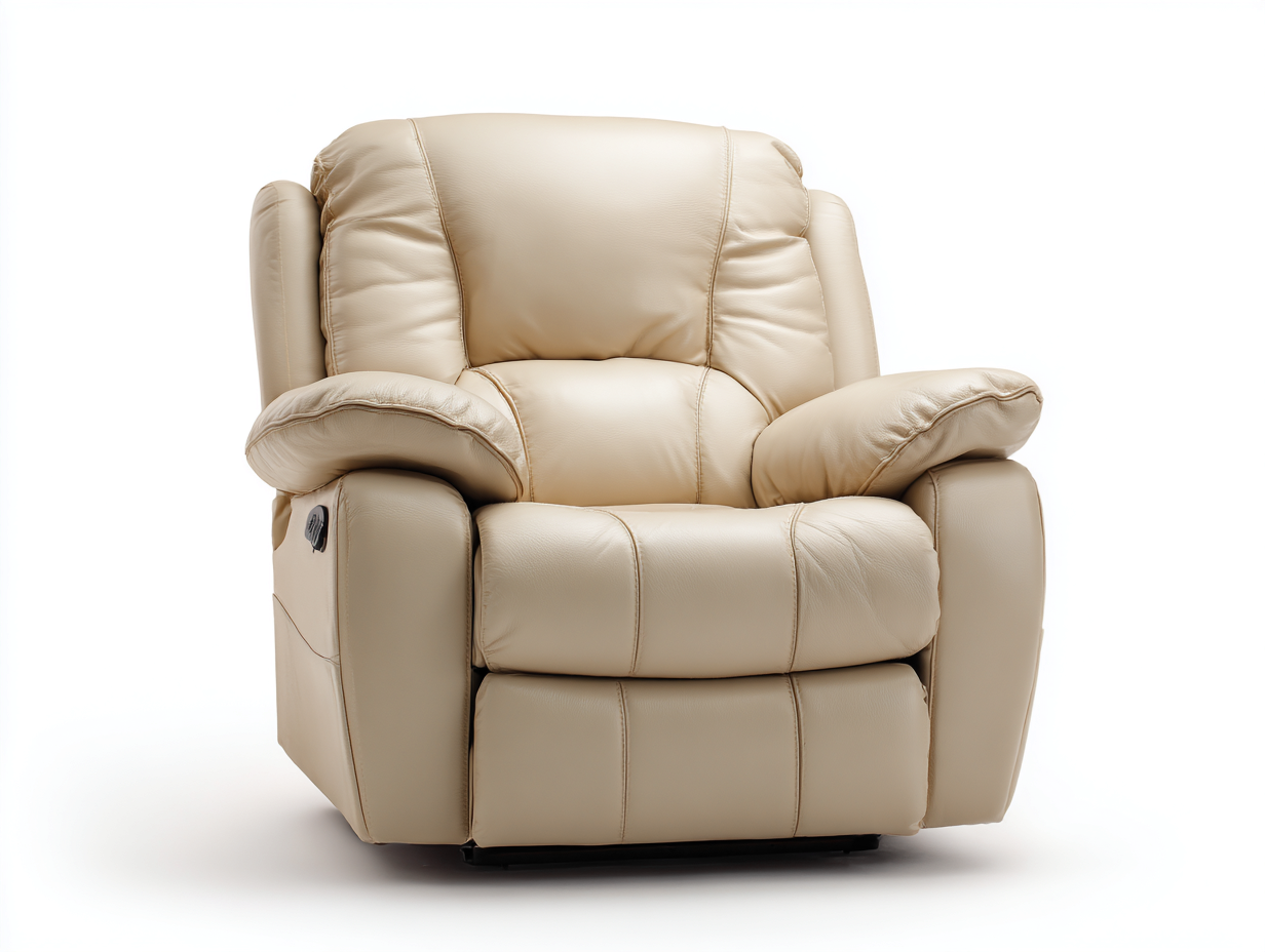 Liegesessel-Kunstleder-102 x 96 x 105 cm-Beige-Modern-Nestgetloft