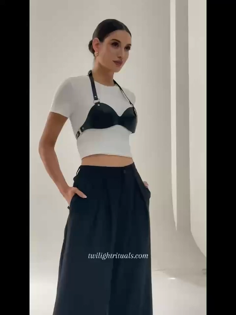 Emely Leather Bra