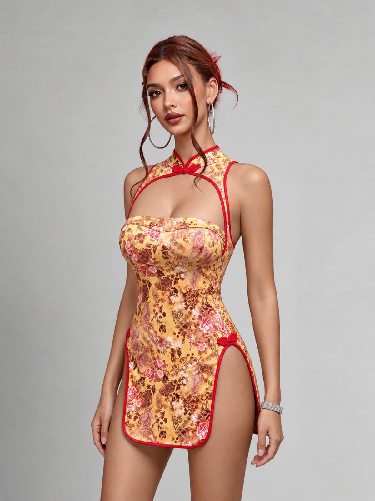 Sawyer Cheongsam - Yellow