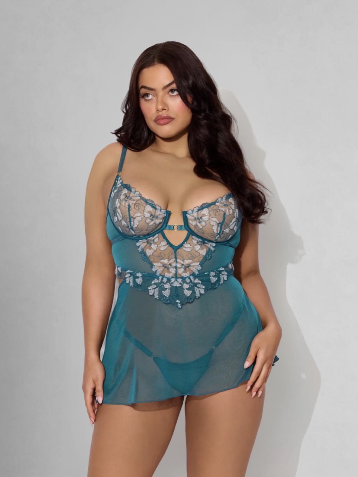Brooklynn Babydoll - Teal