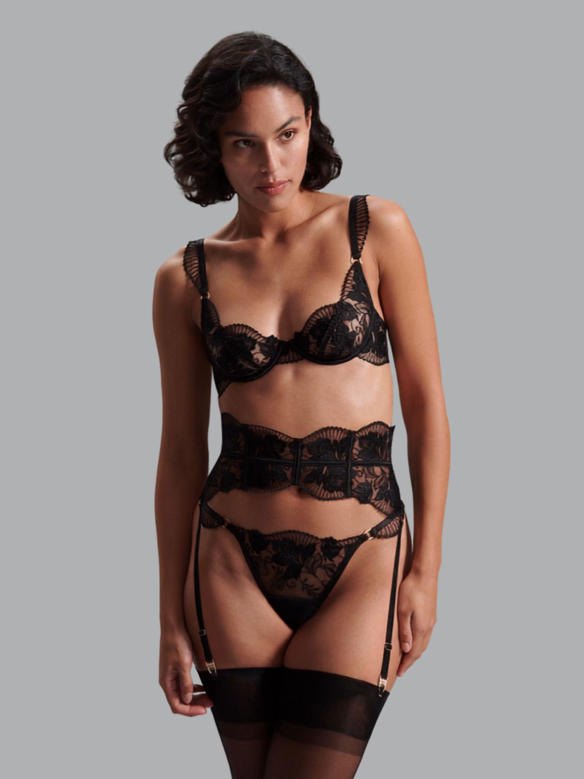 Dayana Lingerie Set - Black