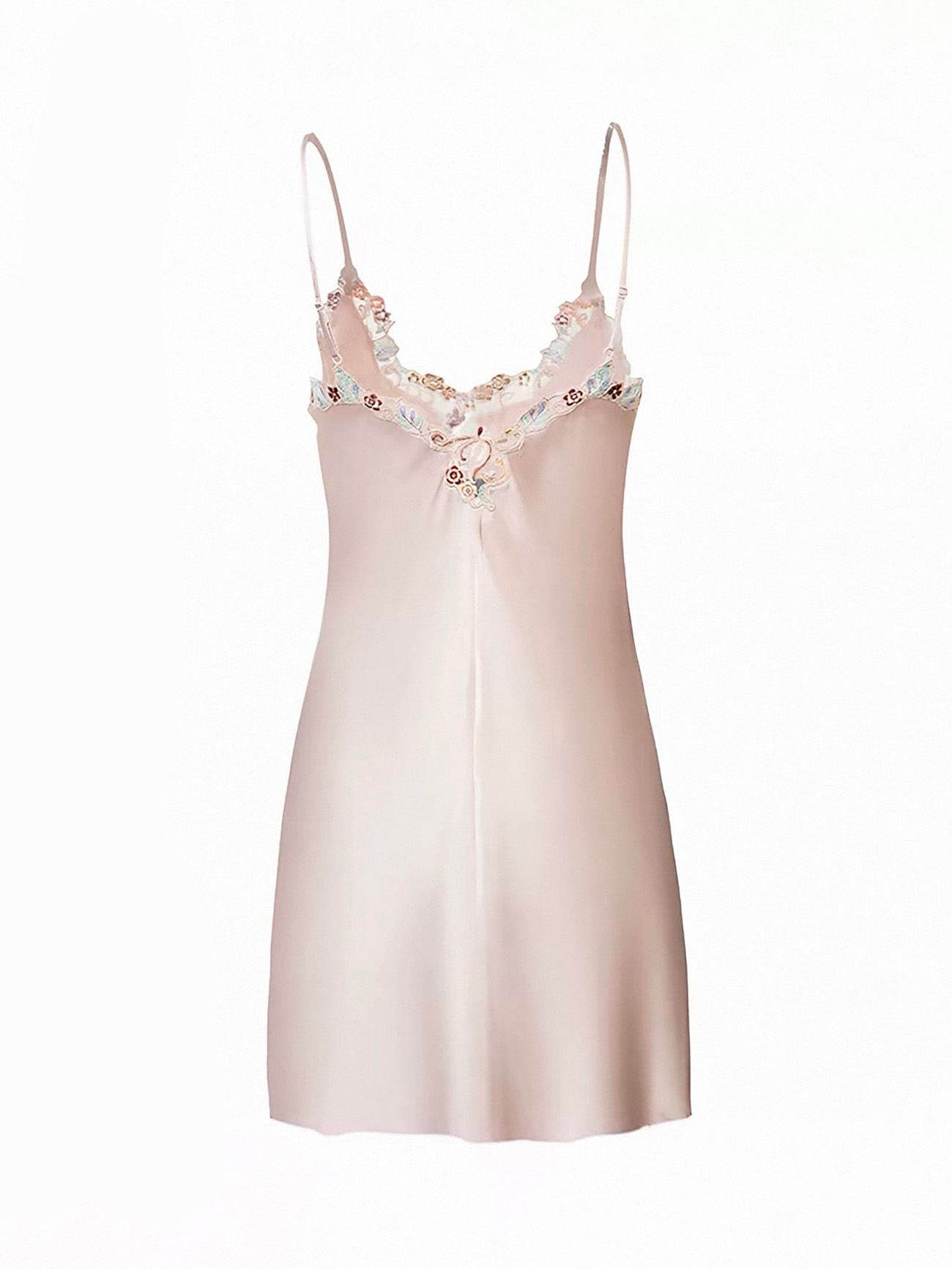 Eden Silk Mini Dress In Pink