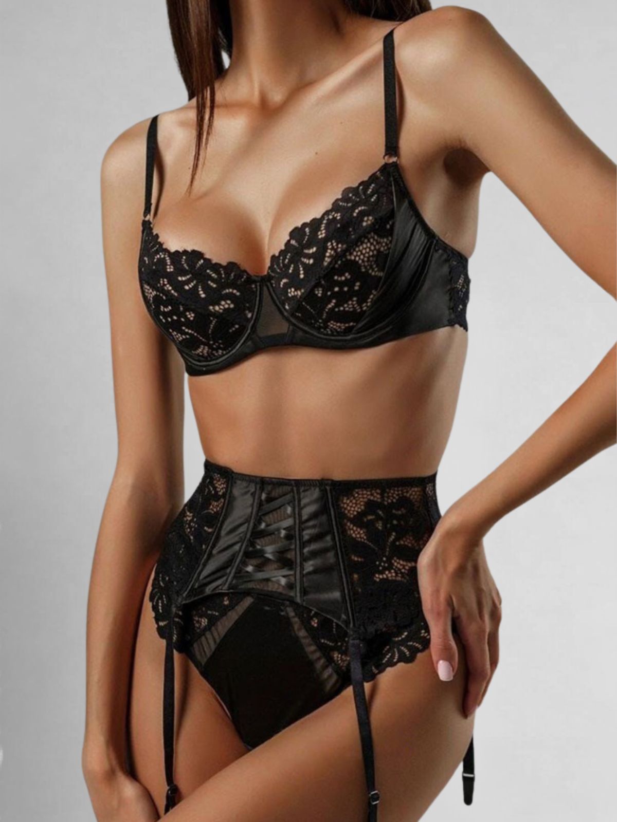 Nora Lingerie Set - Black