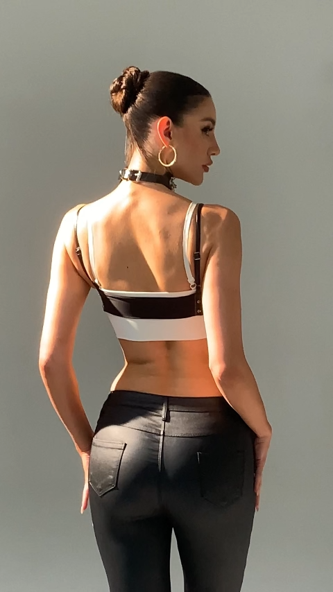Kelly Leather Bralette