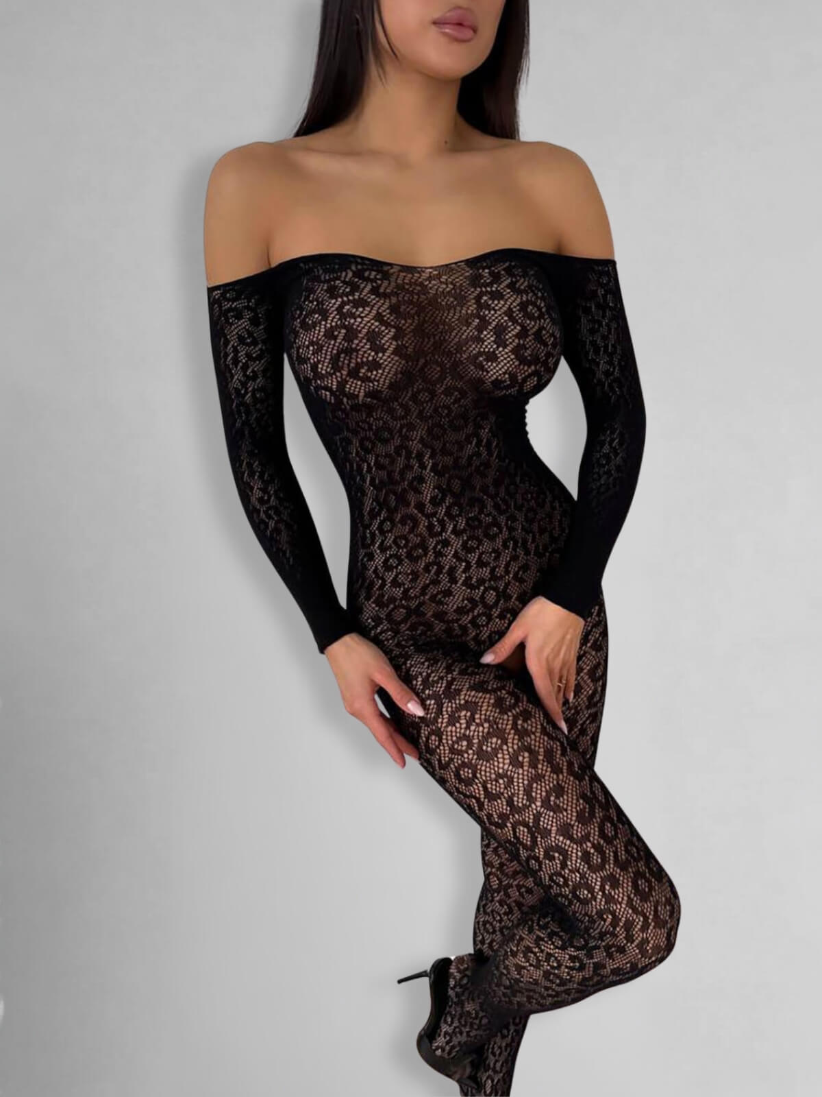 Amirah Off Shoulder Catsuit