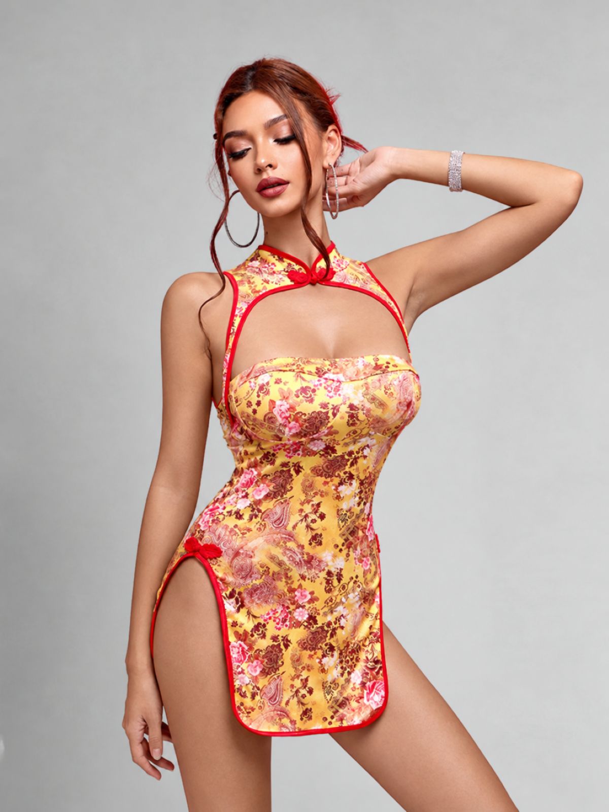Sawyer Cheongsam - Yellow