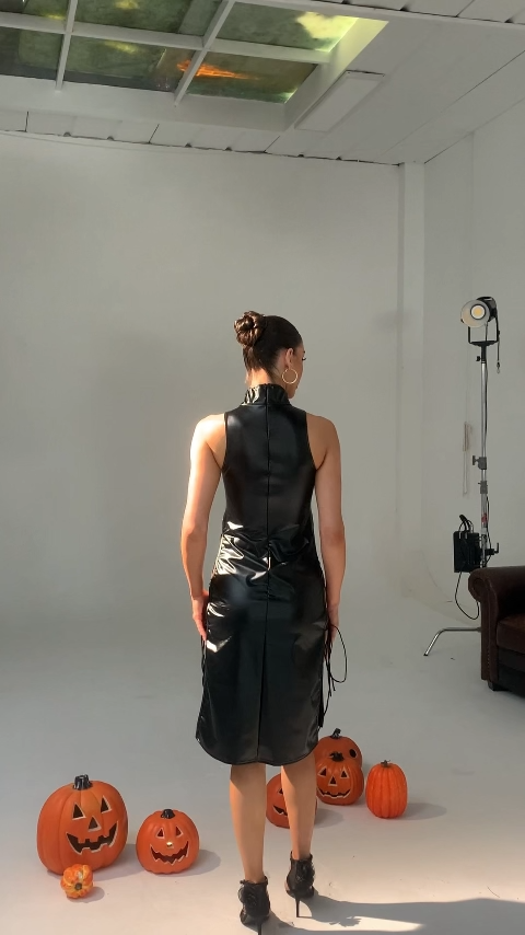 Cheyenne Leather Cheongsam