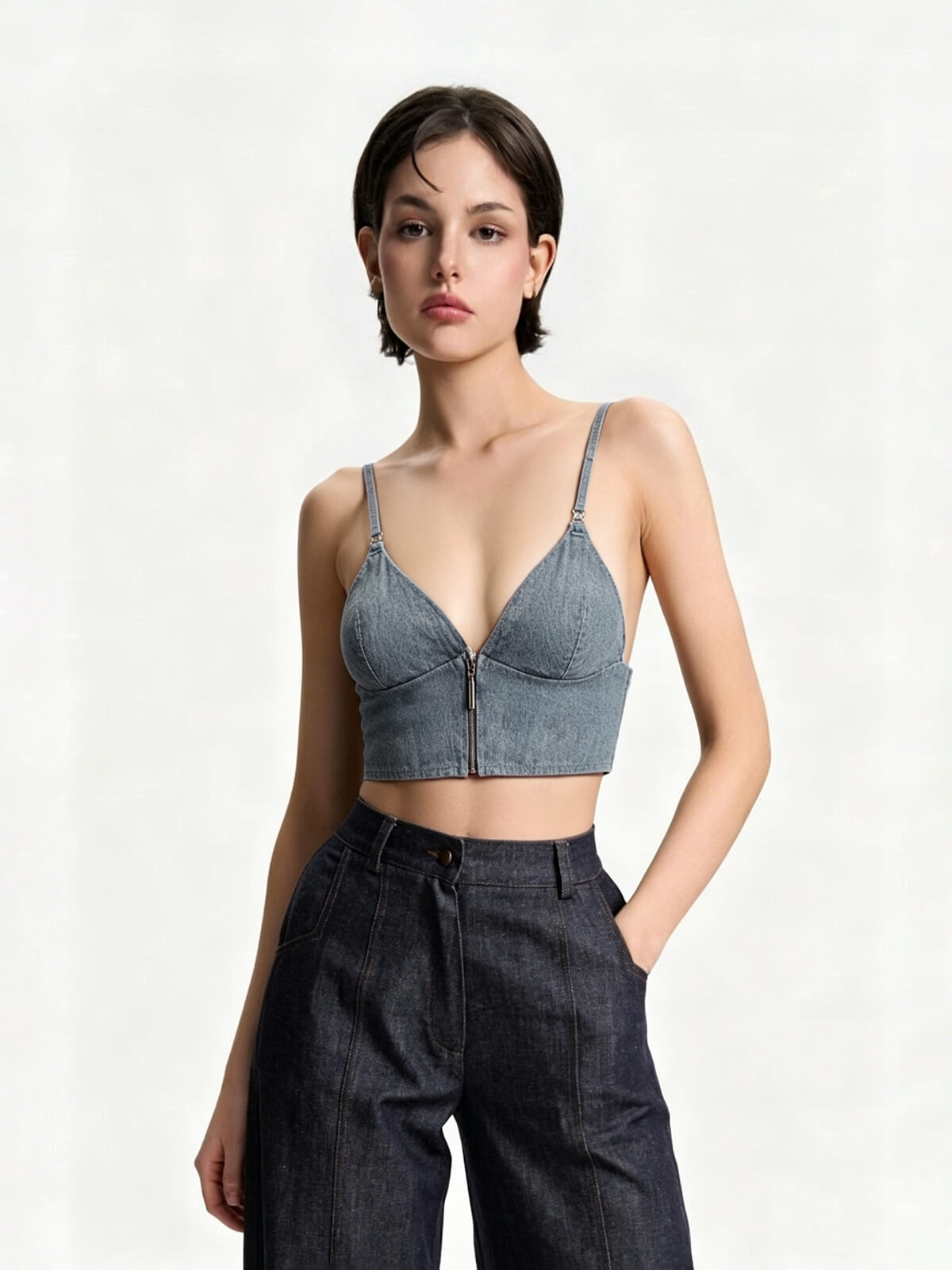Alessia Bralette - Grey