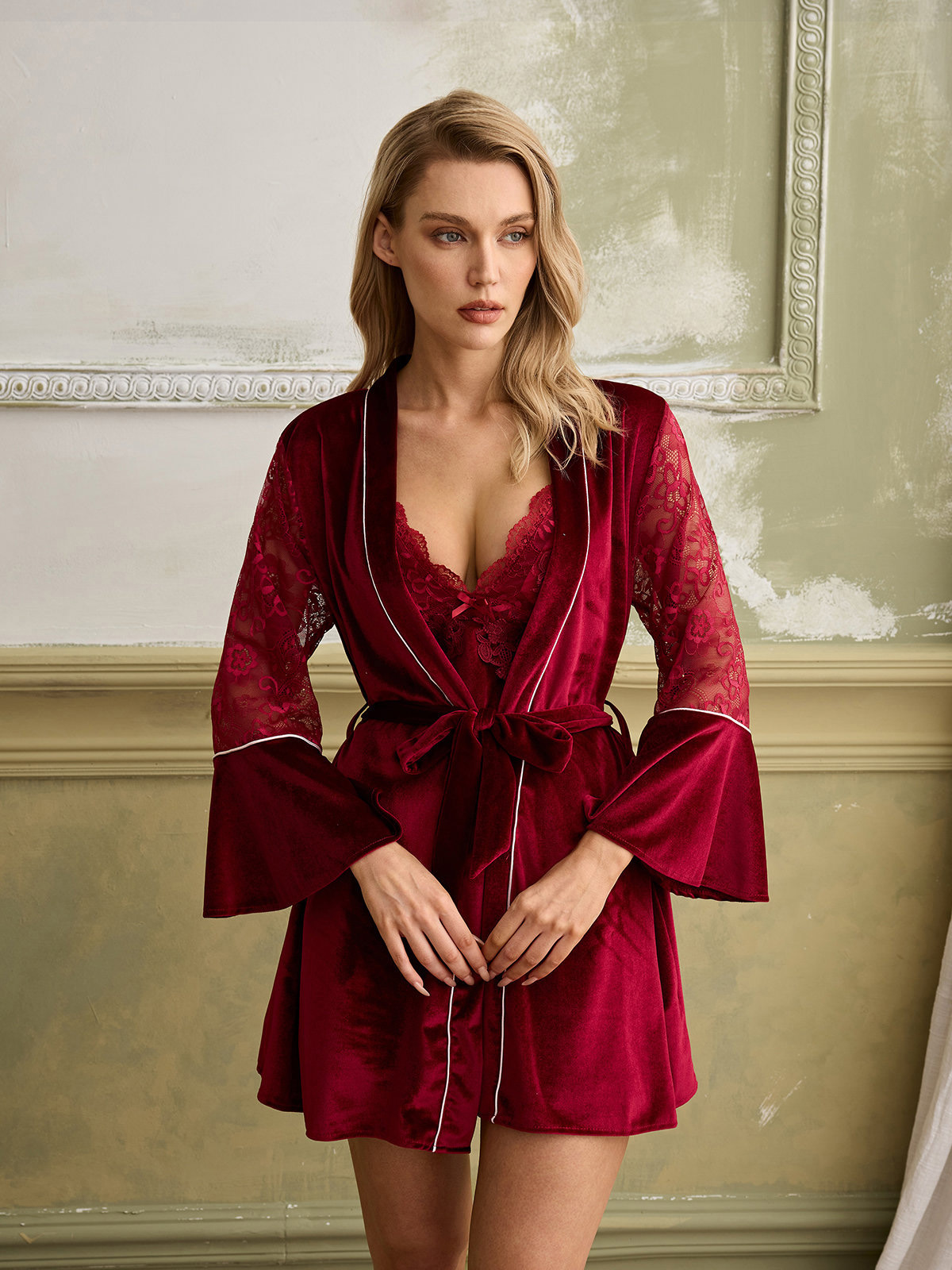 Alexandra Velvet Robe Set