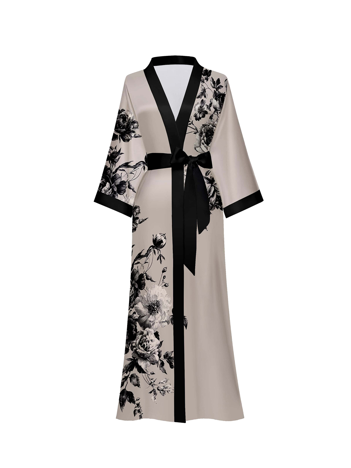 Allison Kimono Robe - White