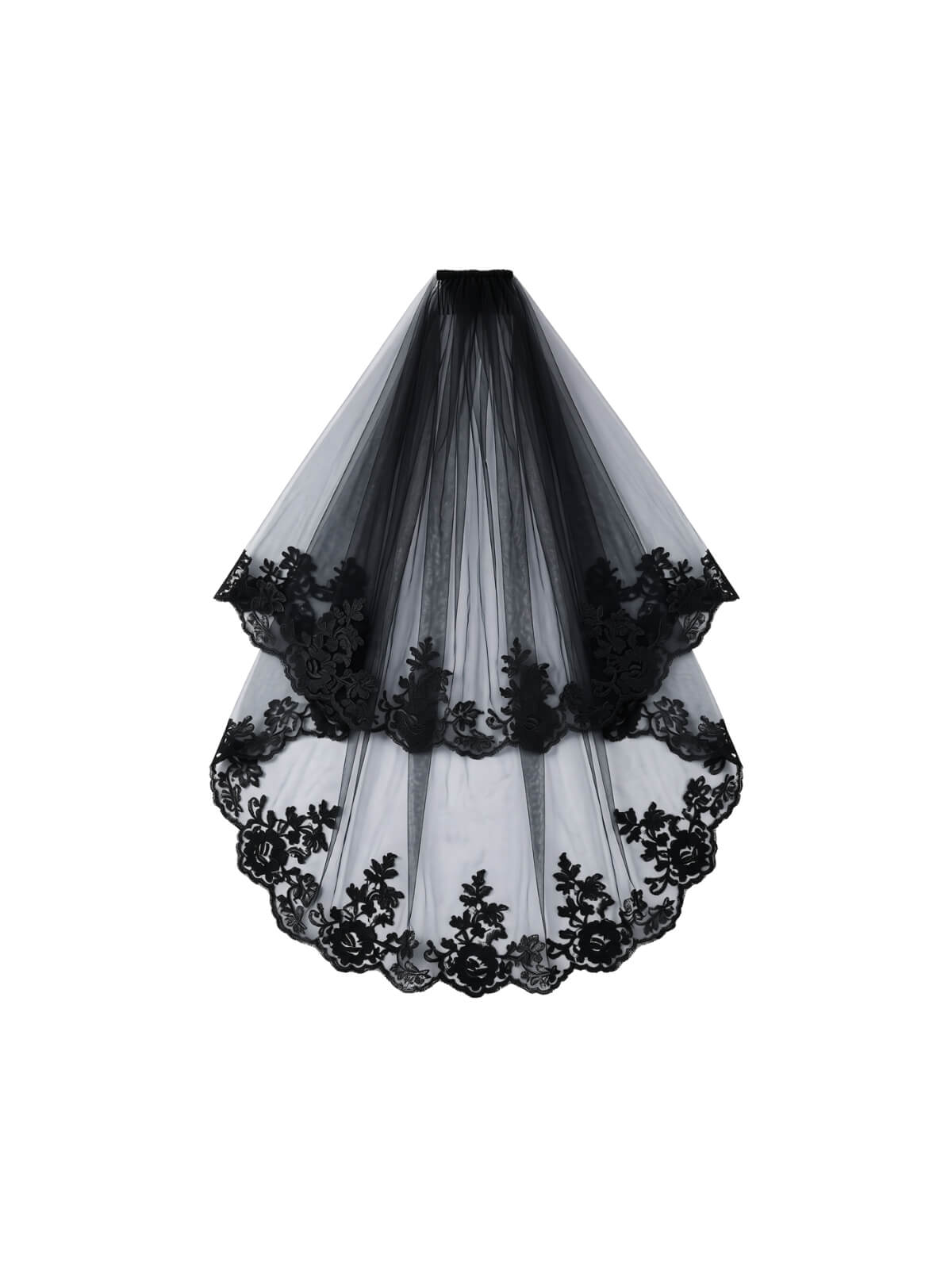 Andie Lace Veil - Black