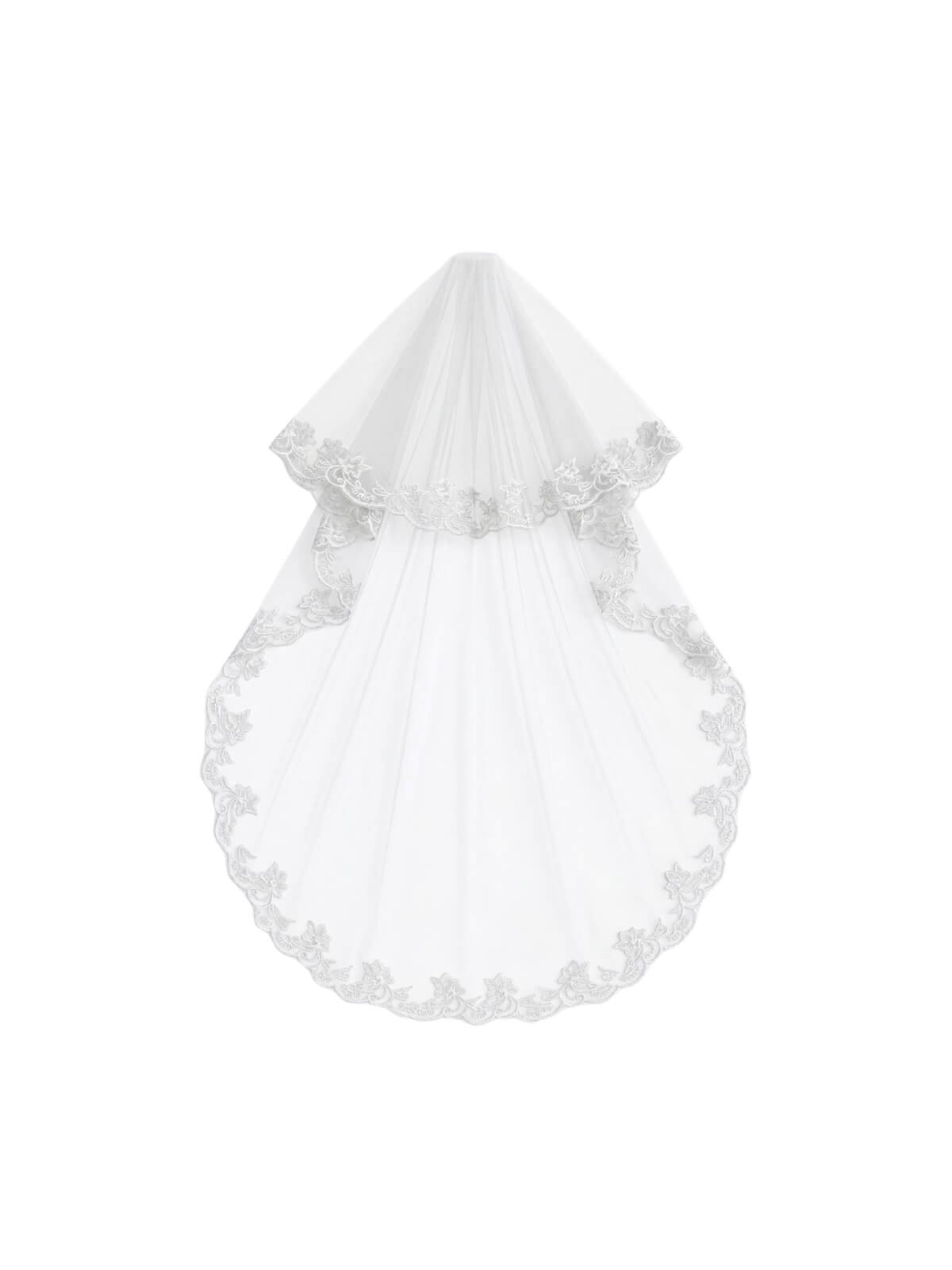 Andie Lace Veil - White