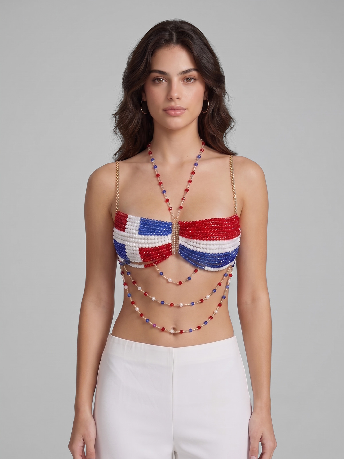 Aniyah Beaded Top