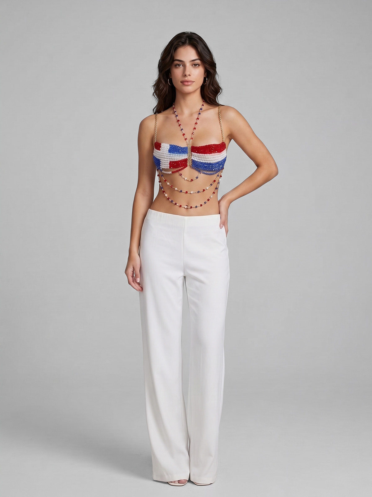 Aniyah Beaded Top
