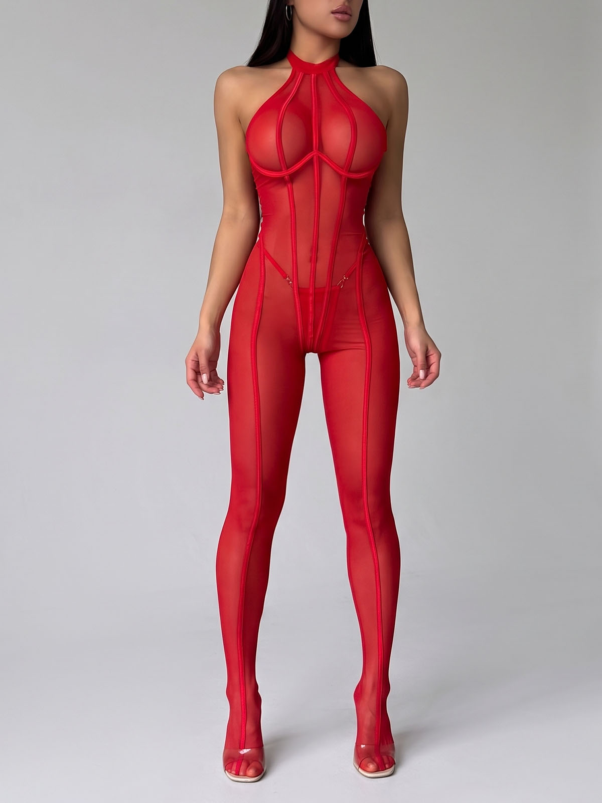 Anne Catsuit - Red