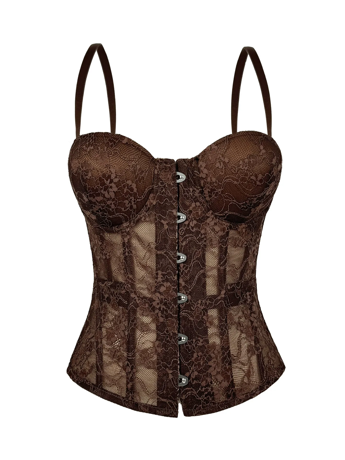 Aubree Corset - Chocolate