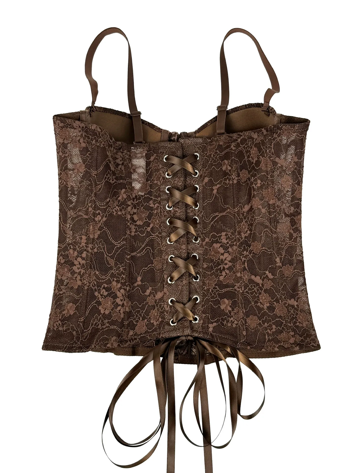 Aubree Corset - Chocolate