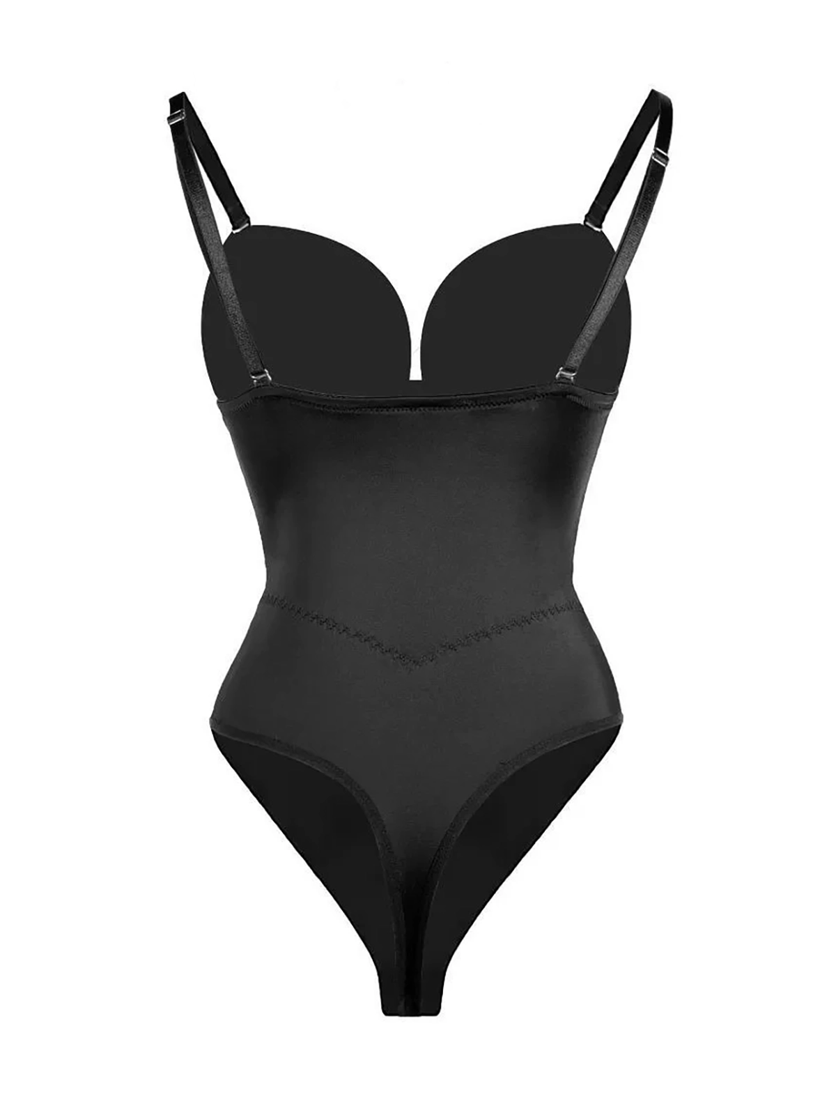 Ayla Corset Bodysuit In Black