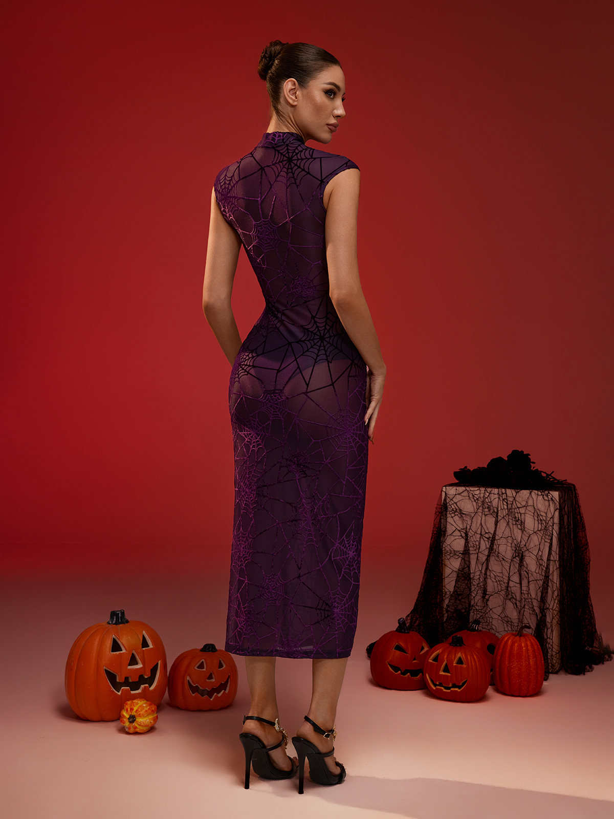 Braelynn Cobweb Cheongsam