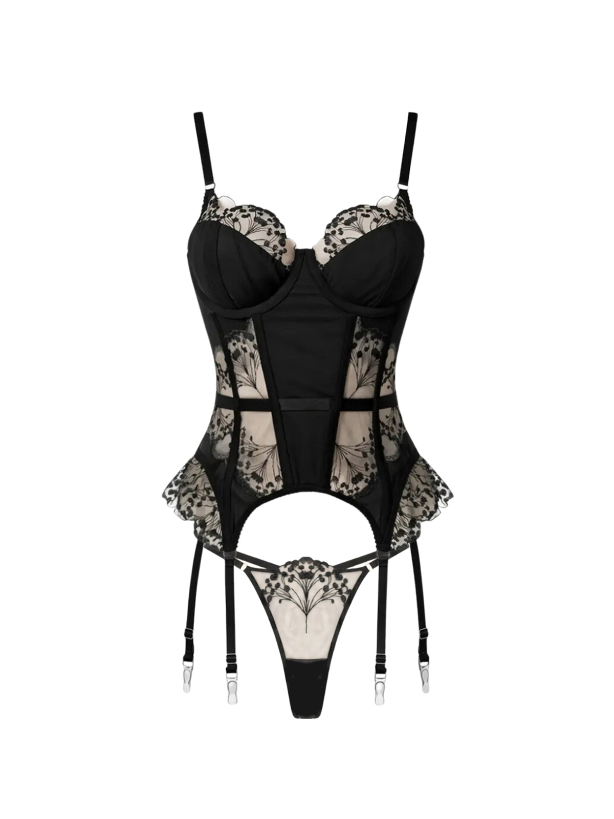 Carmen Corset Lingerie Set