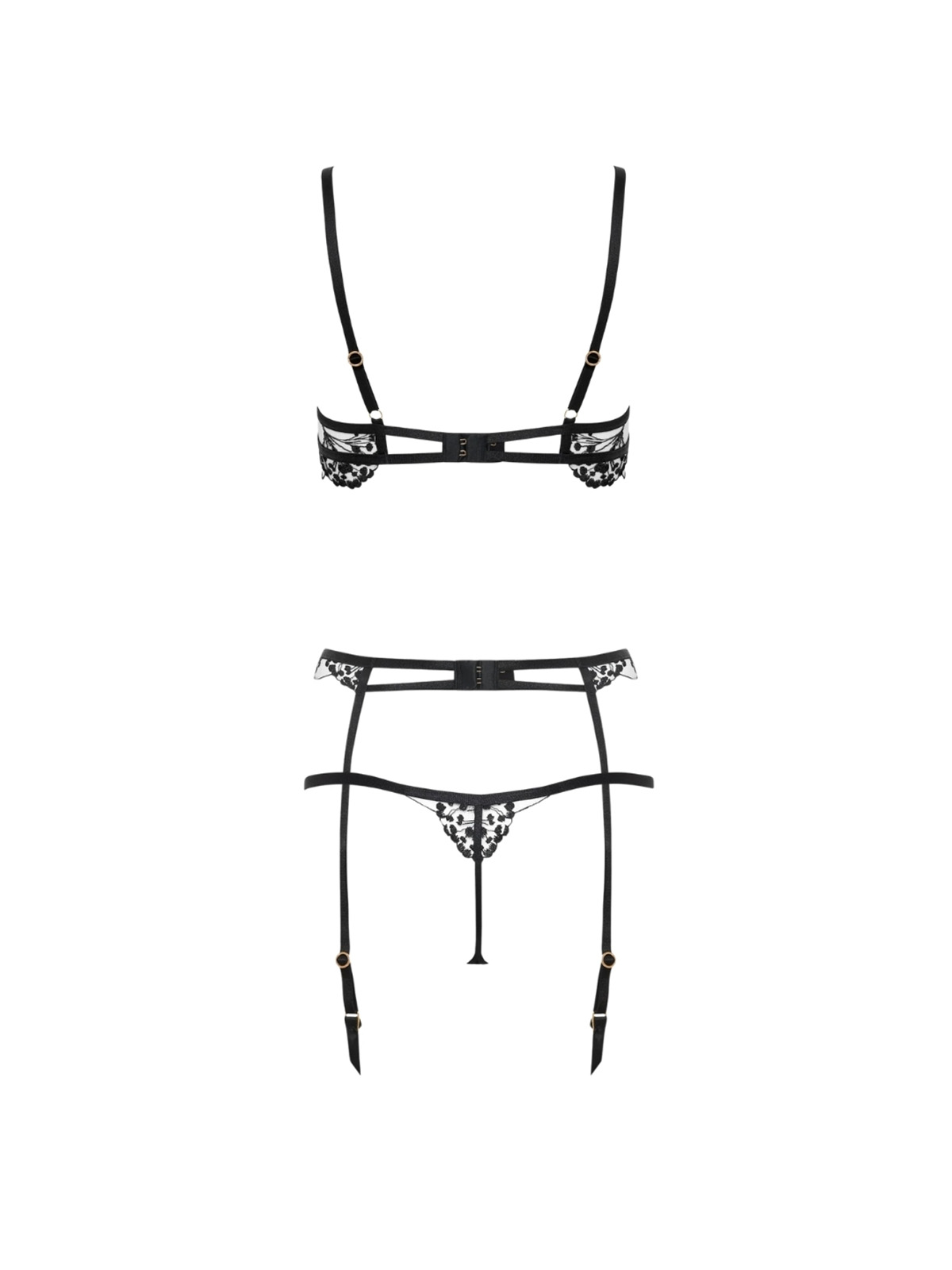 Carmen Lingerie Set - Black