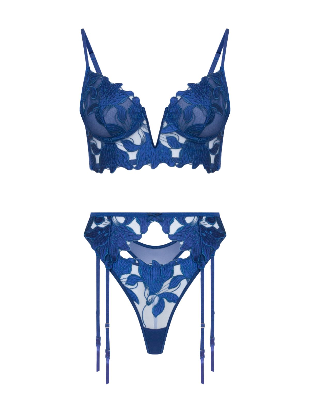 Caroline Bra Set - Blue