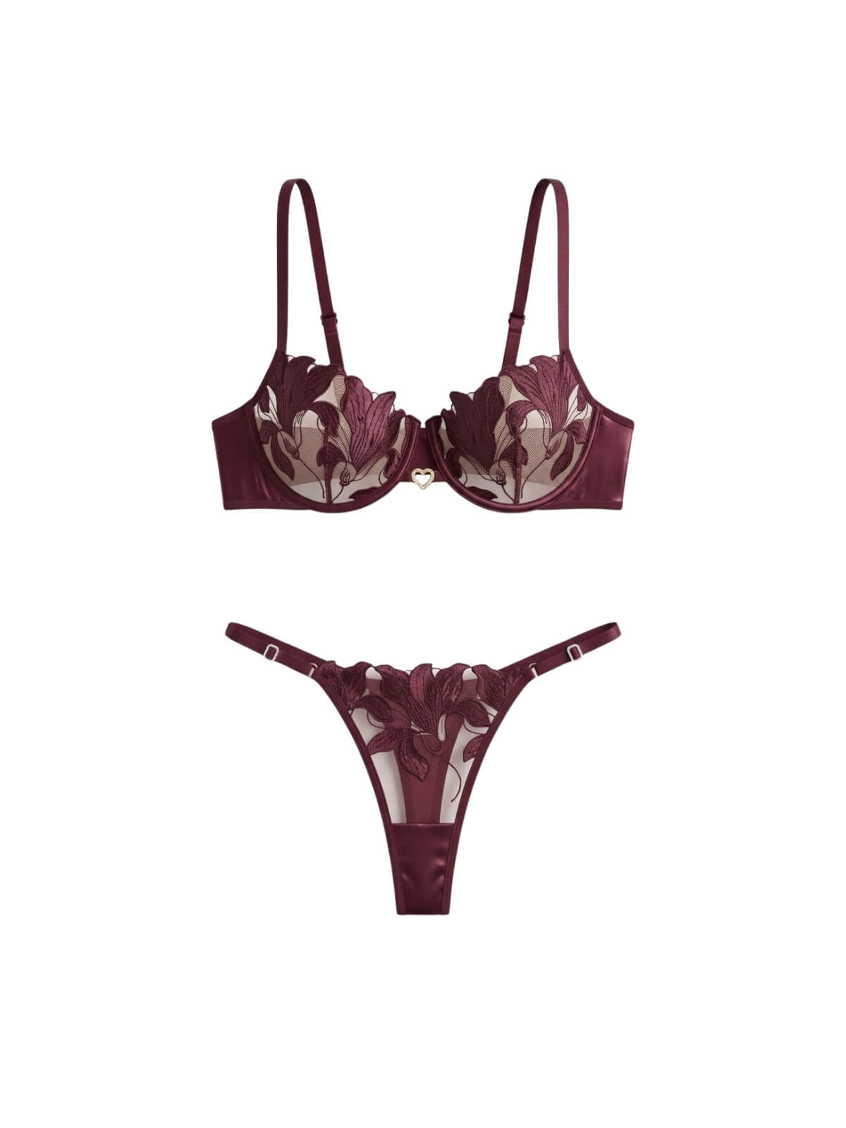 Caroline Lingerie Set - Purple