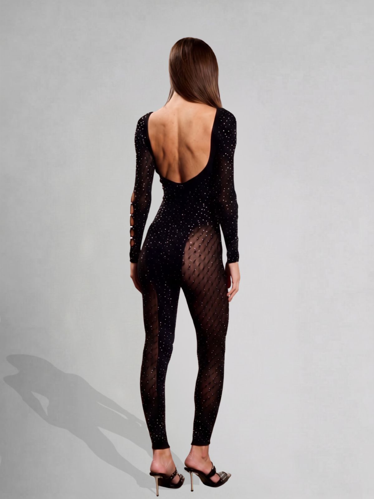 Clara Rhinestone Catsuit