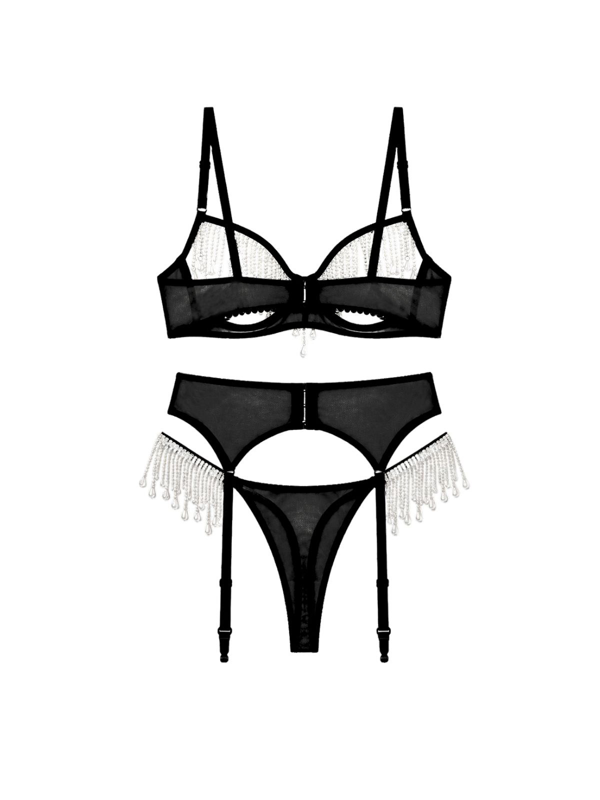 Cynthia Tassel Lingerie Set