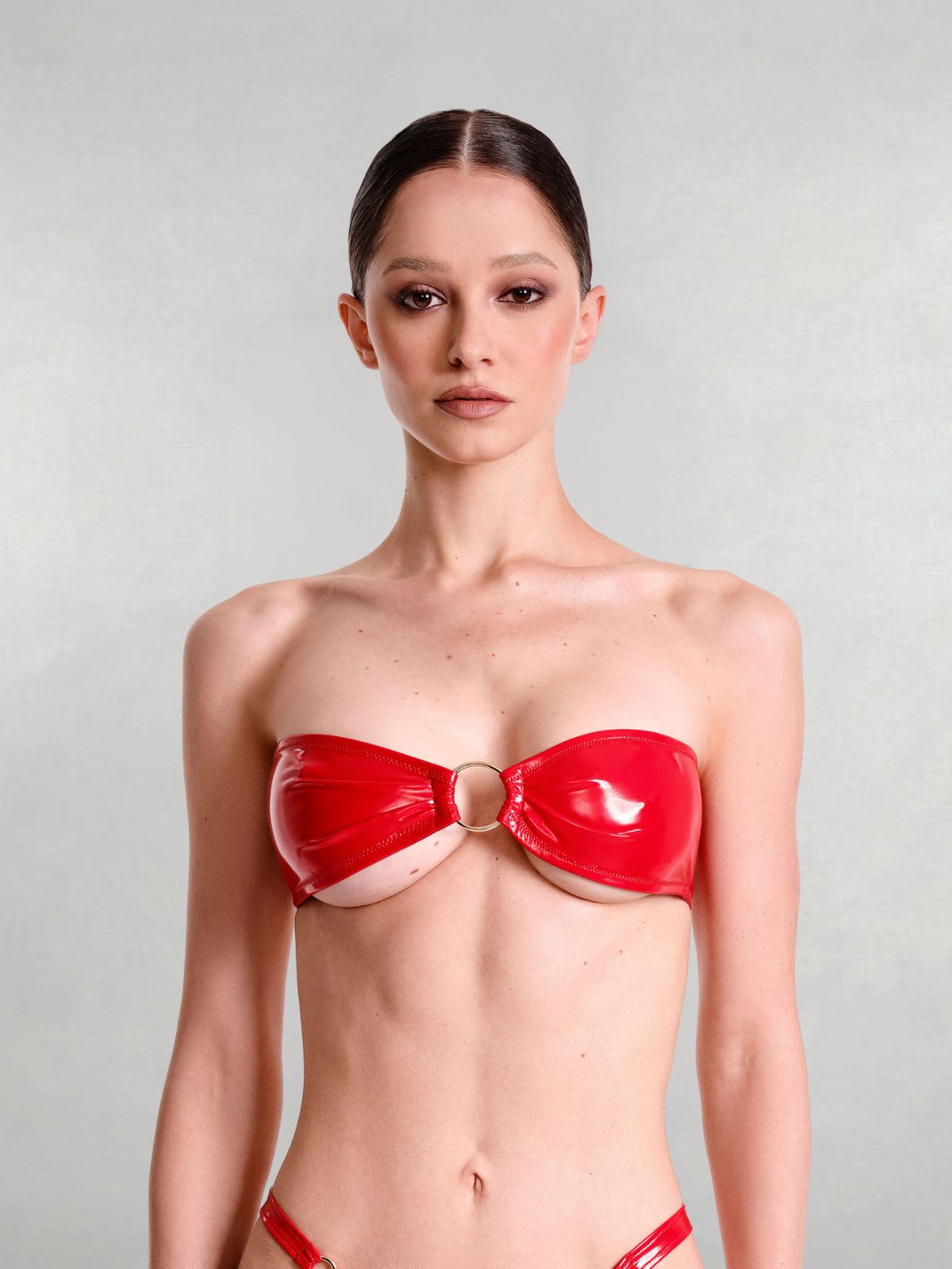 Dylan Bandeau Bra - Red