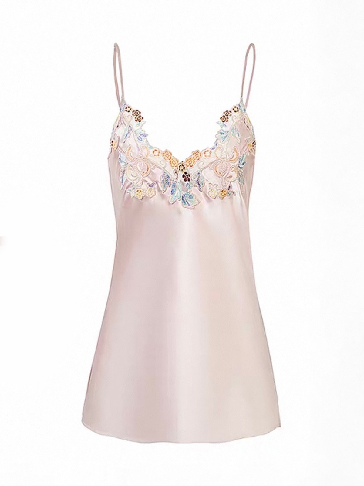 Eden Silk Shorts Set In Pink