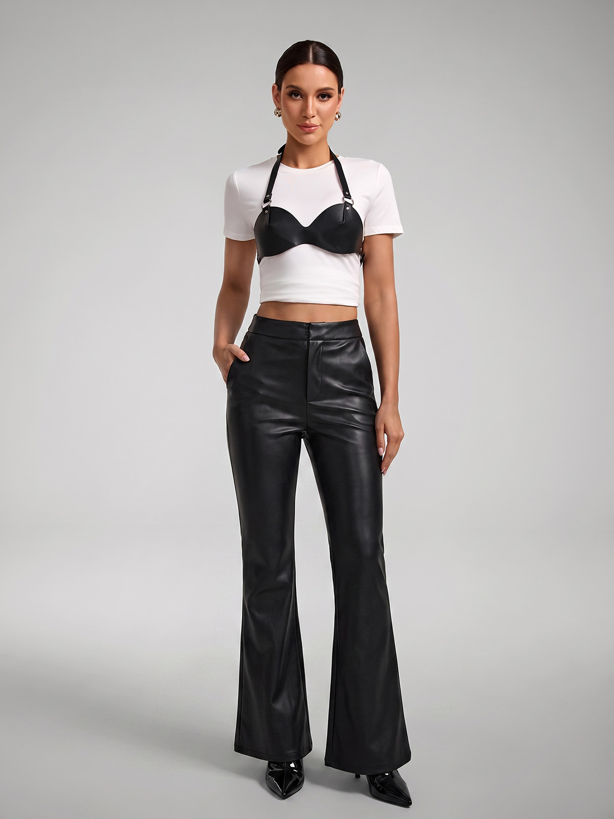 Emely Leather Bra