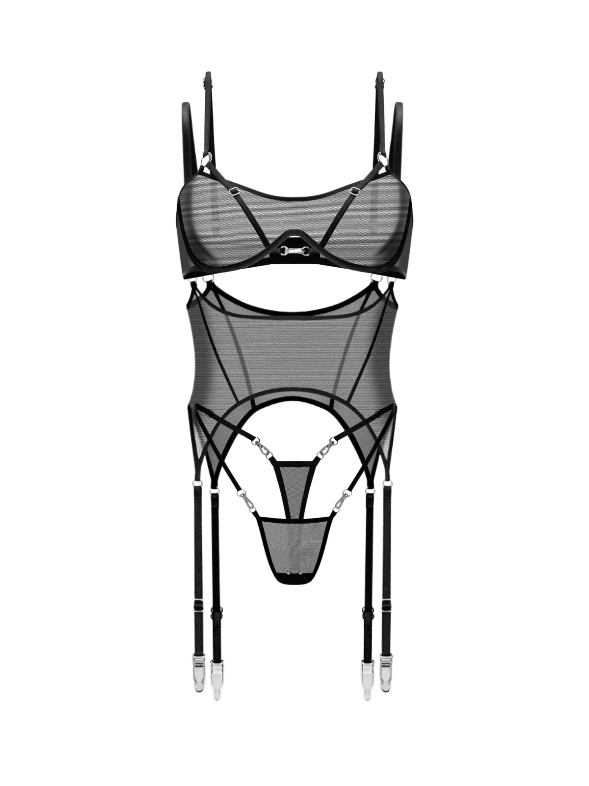 Everlee Lingerie Set - Black