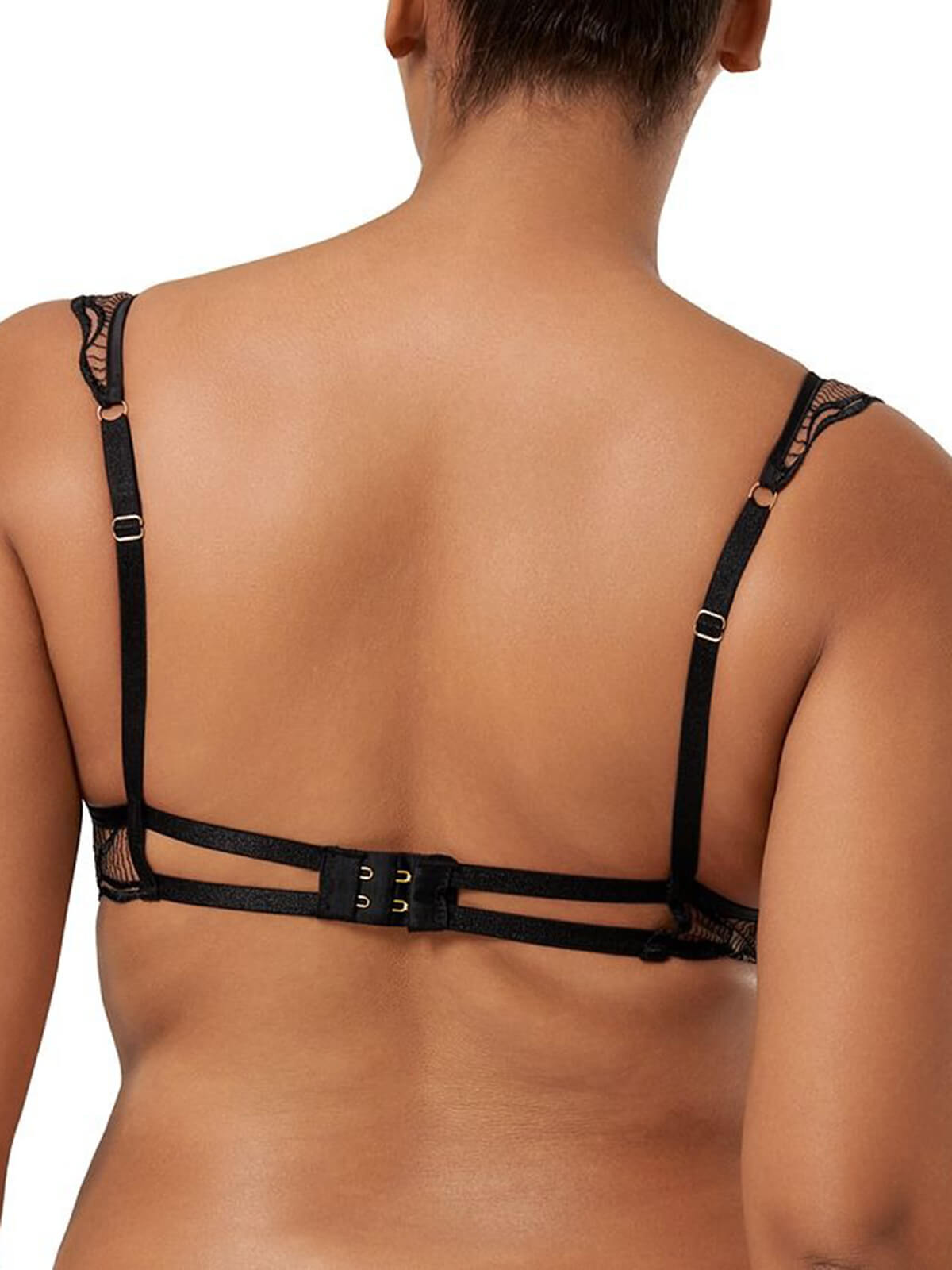 Fiona Petal Bra - Black