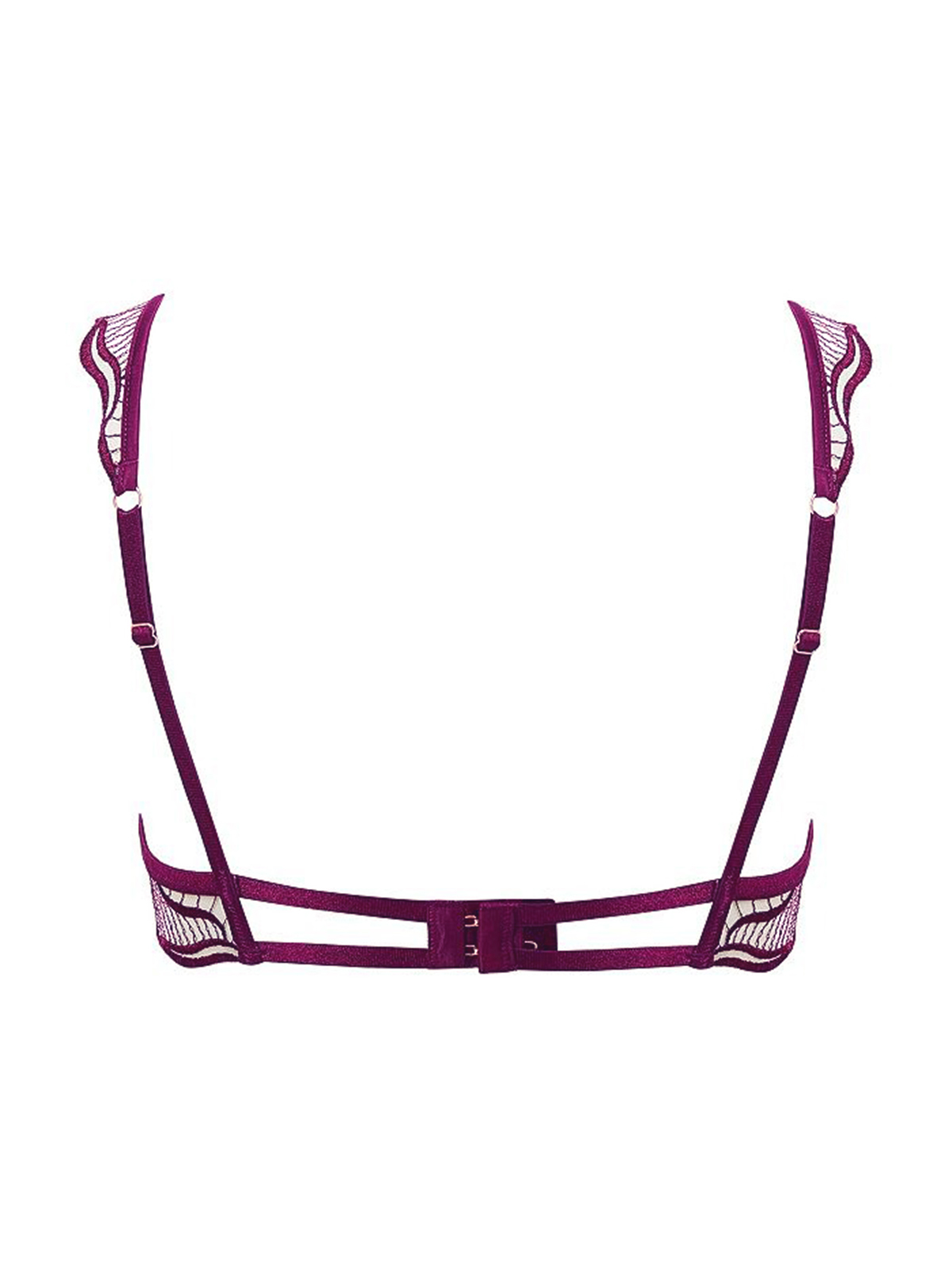 Fiona Petal Bra - Burgundy