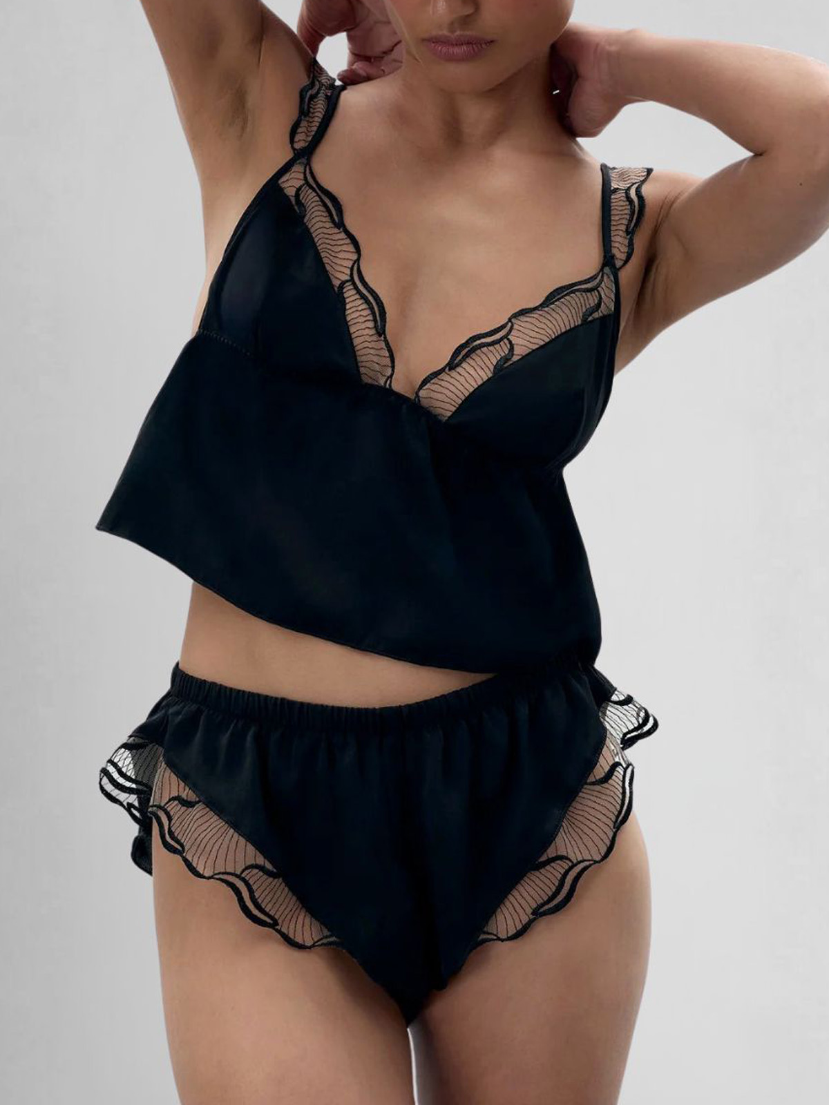 Fiona Camisole Set - Black
