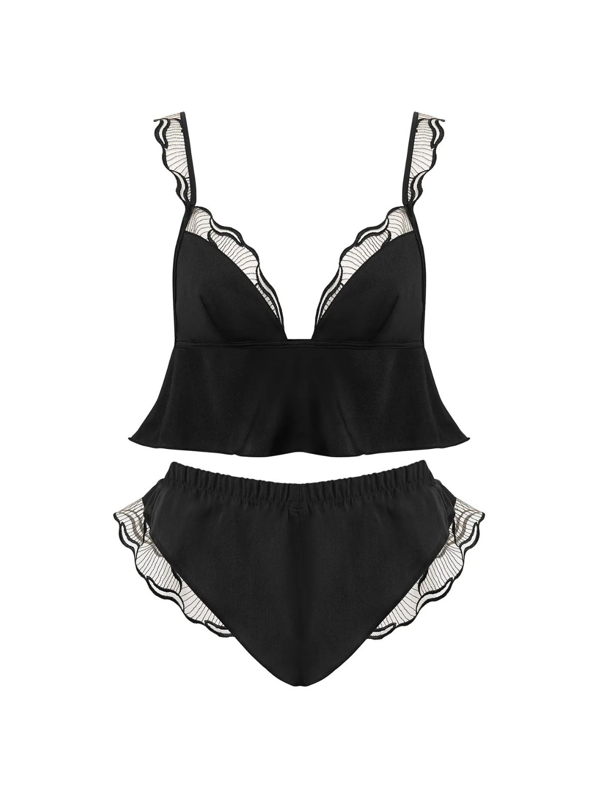 Fiona Camisole Set - Black
