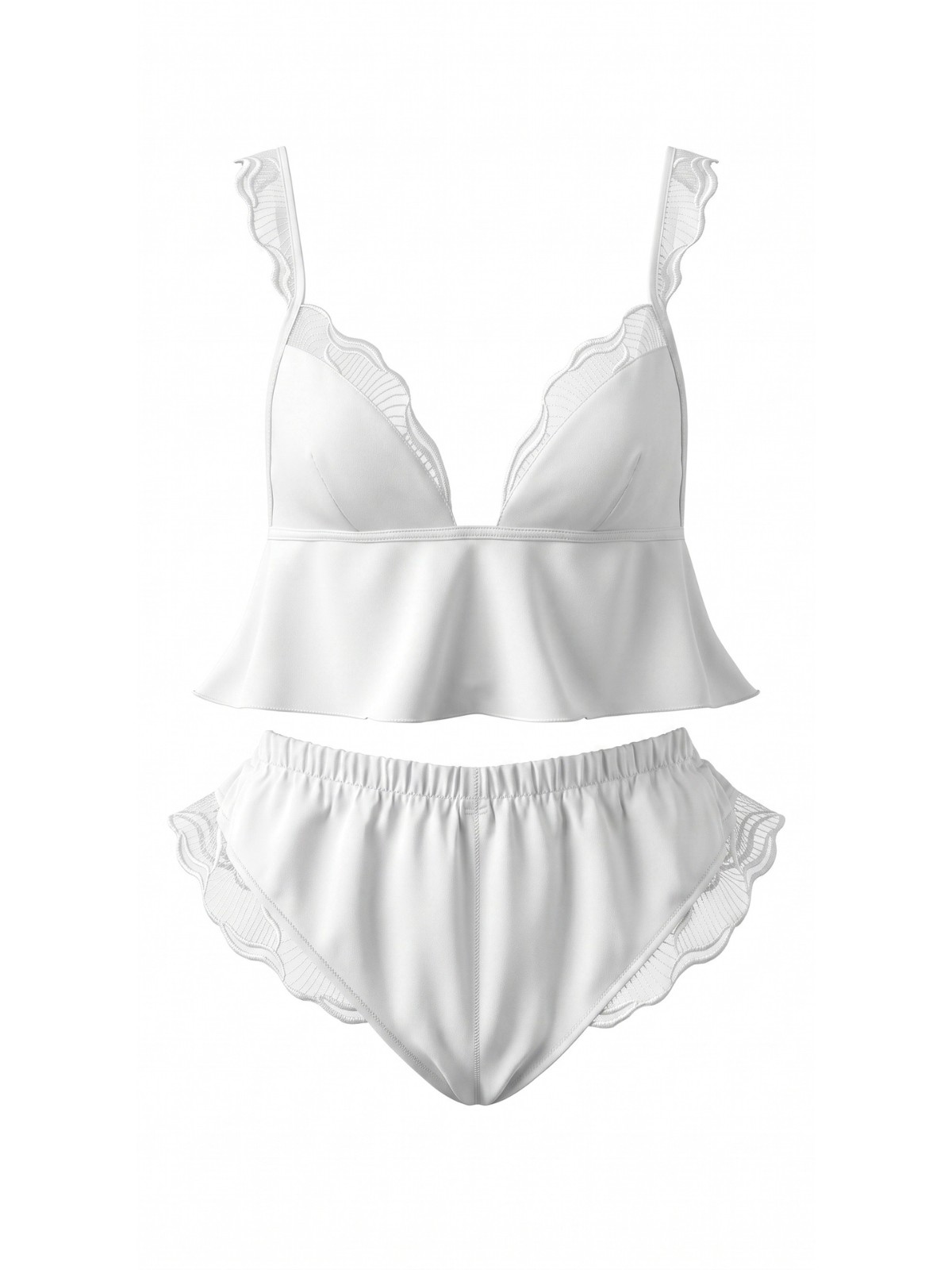 Fiona Camisole Set - White