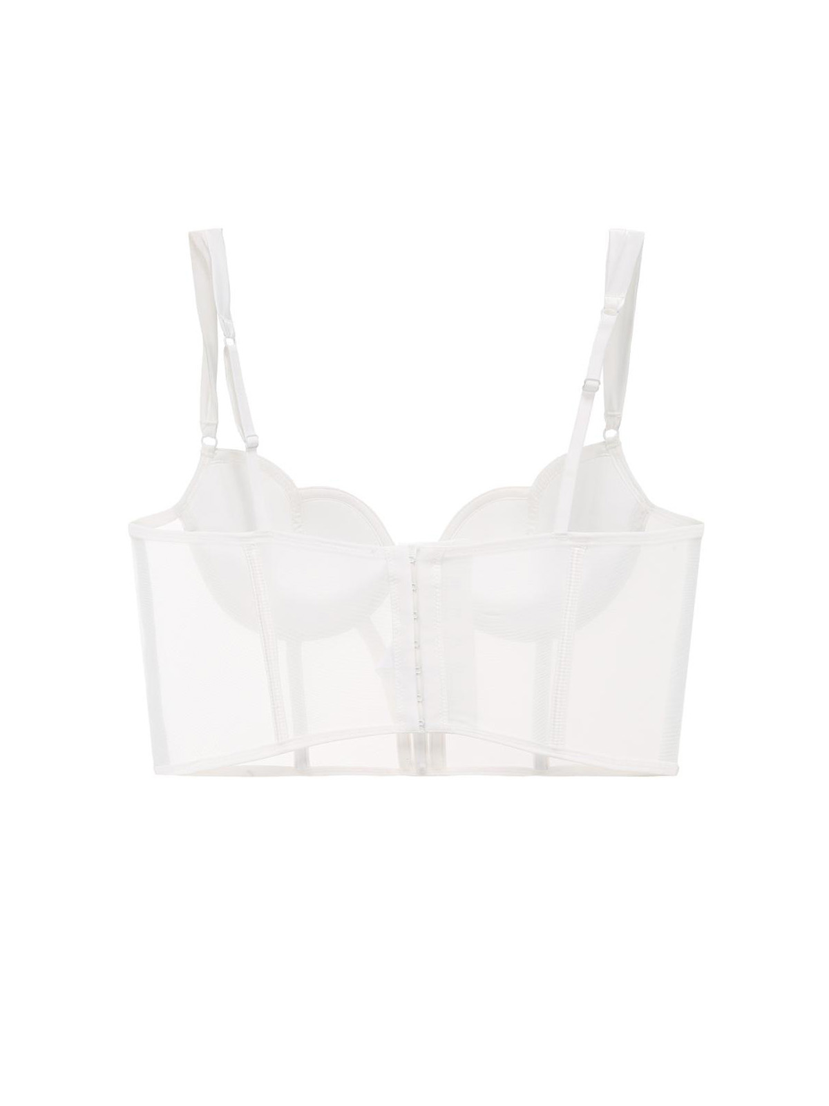 Haisley Corset Bra Set - White