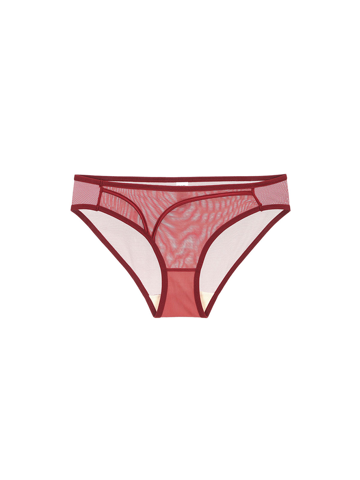 Harper Cage Bra Set - Red