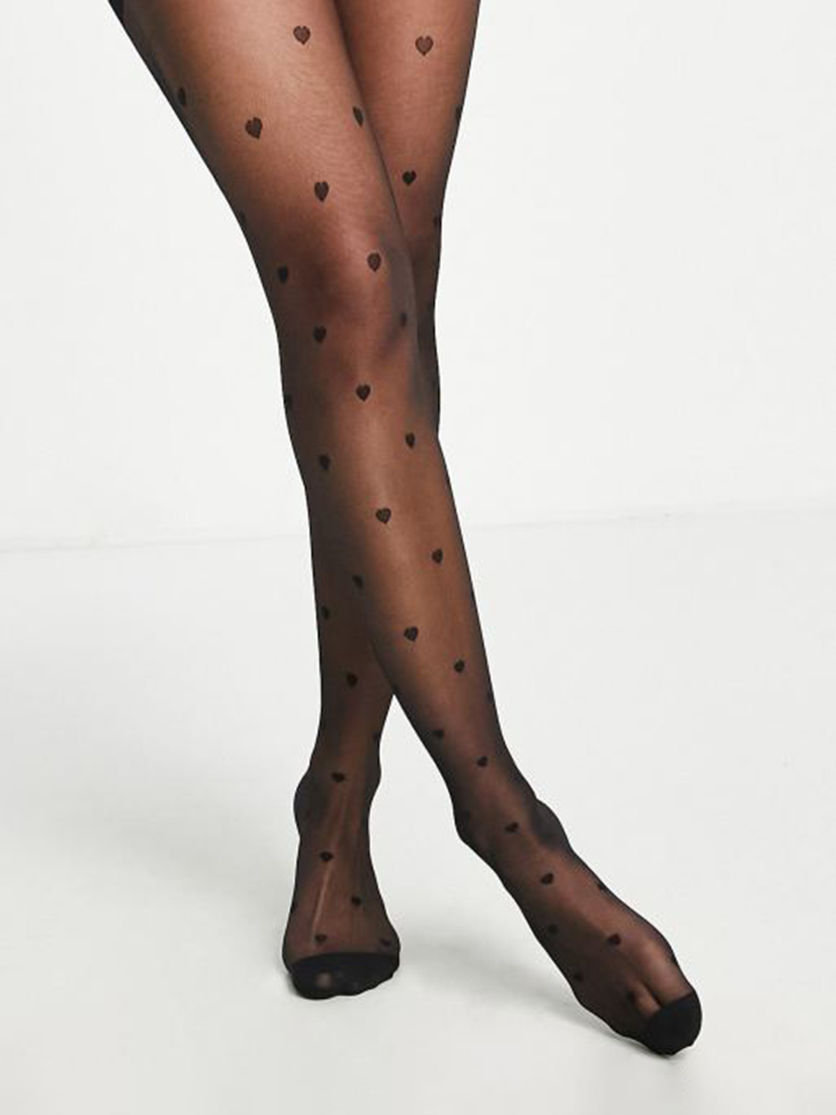 Heart Dot Sheer Tights