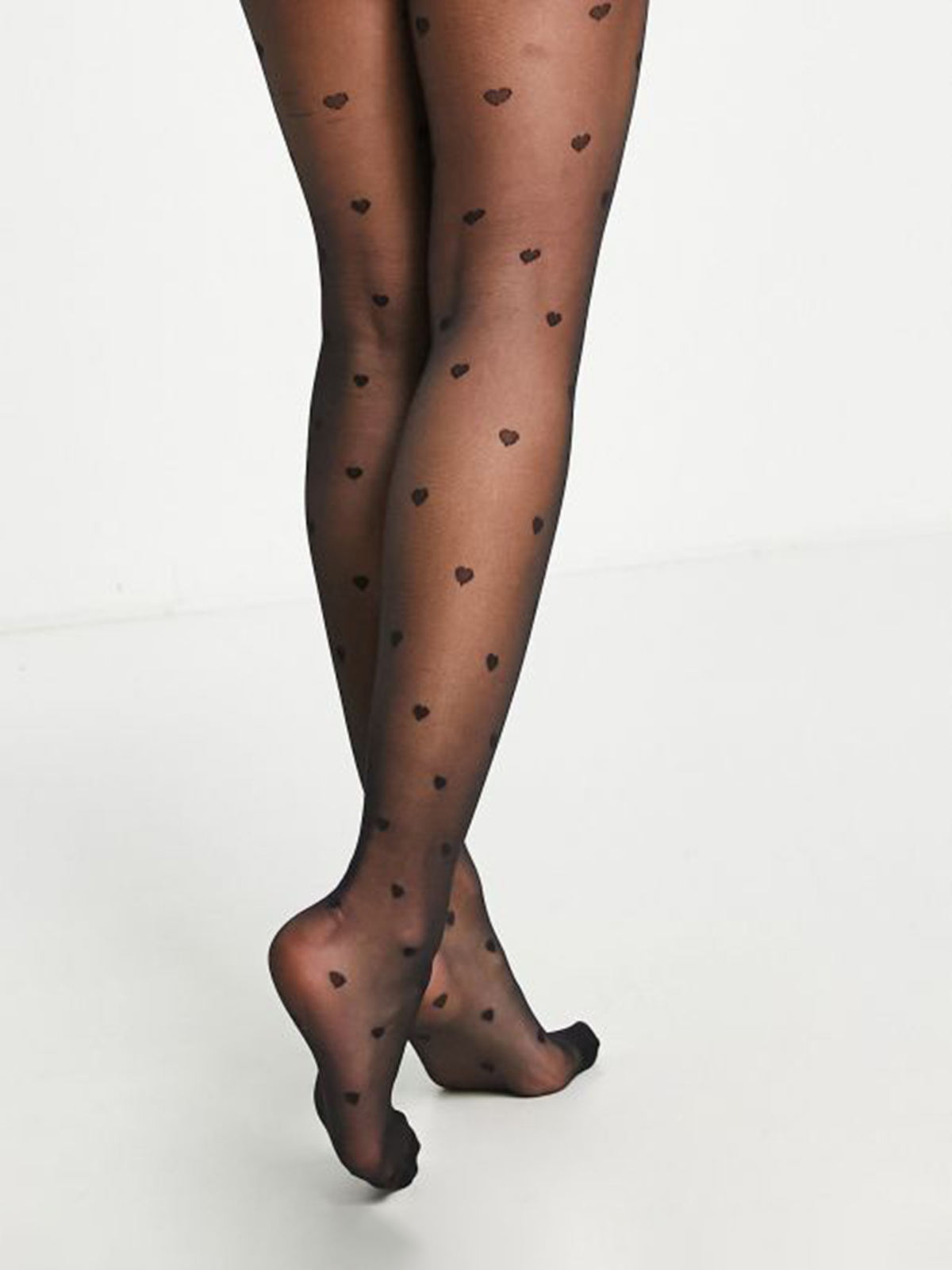 Heart Dot Sheer Tights