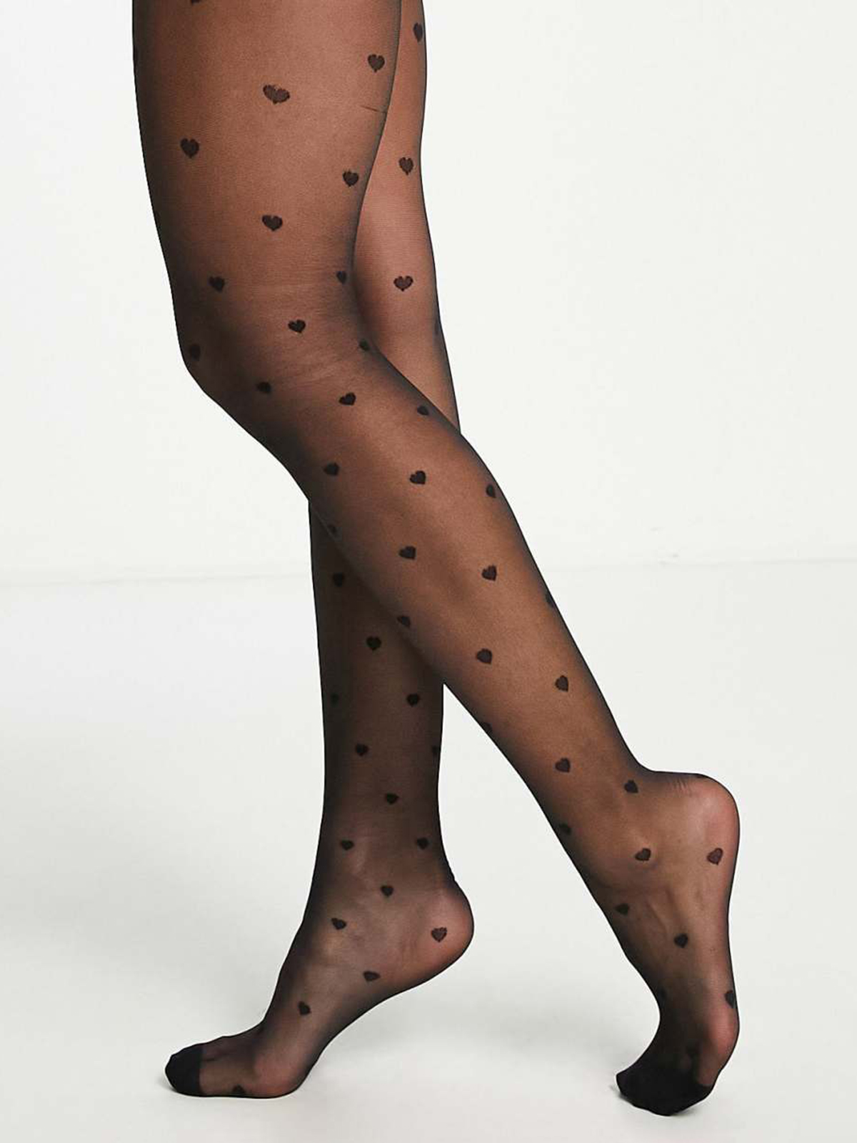 Heart Dot Sheer Tights
