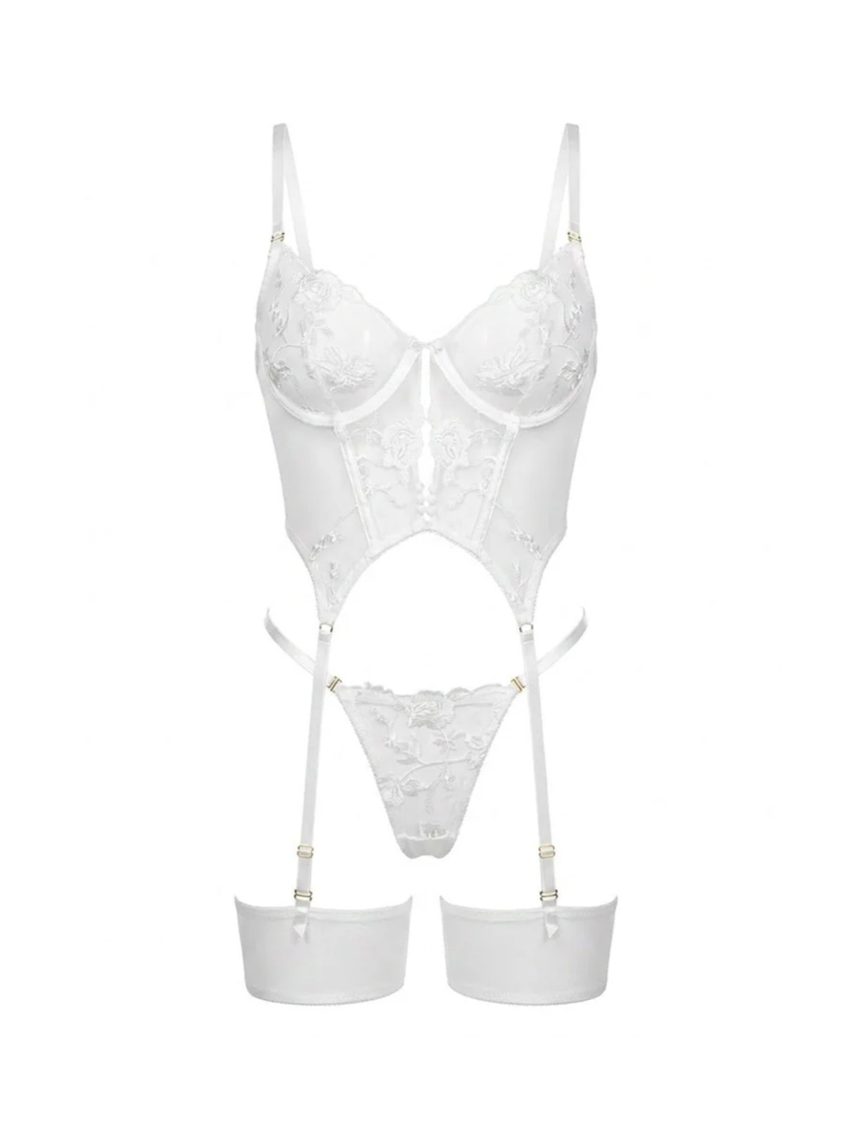 Iris Lingerie Set - White