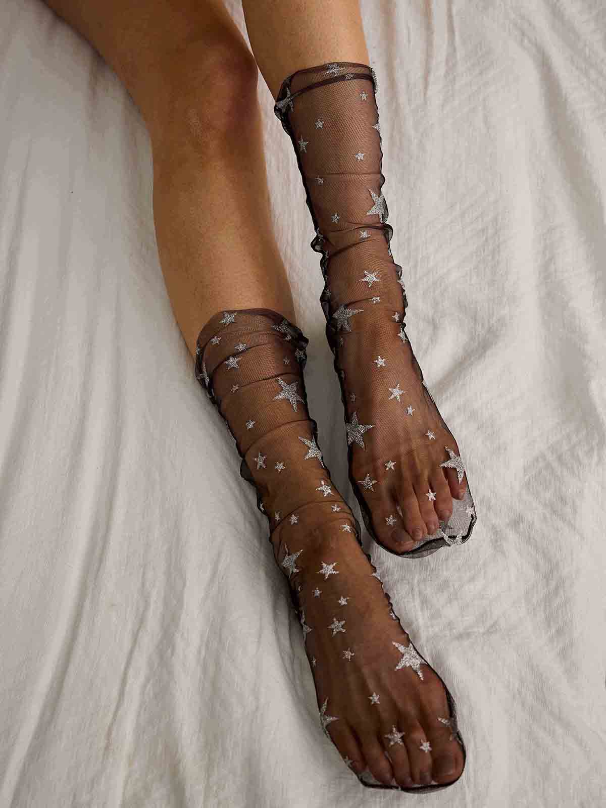 Kaylani Star Sheer Socks