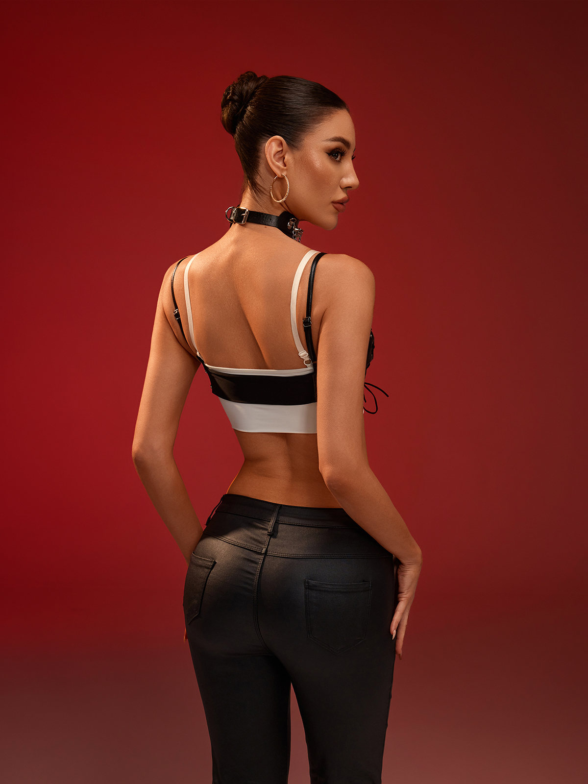 Kelly Leather Bralette