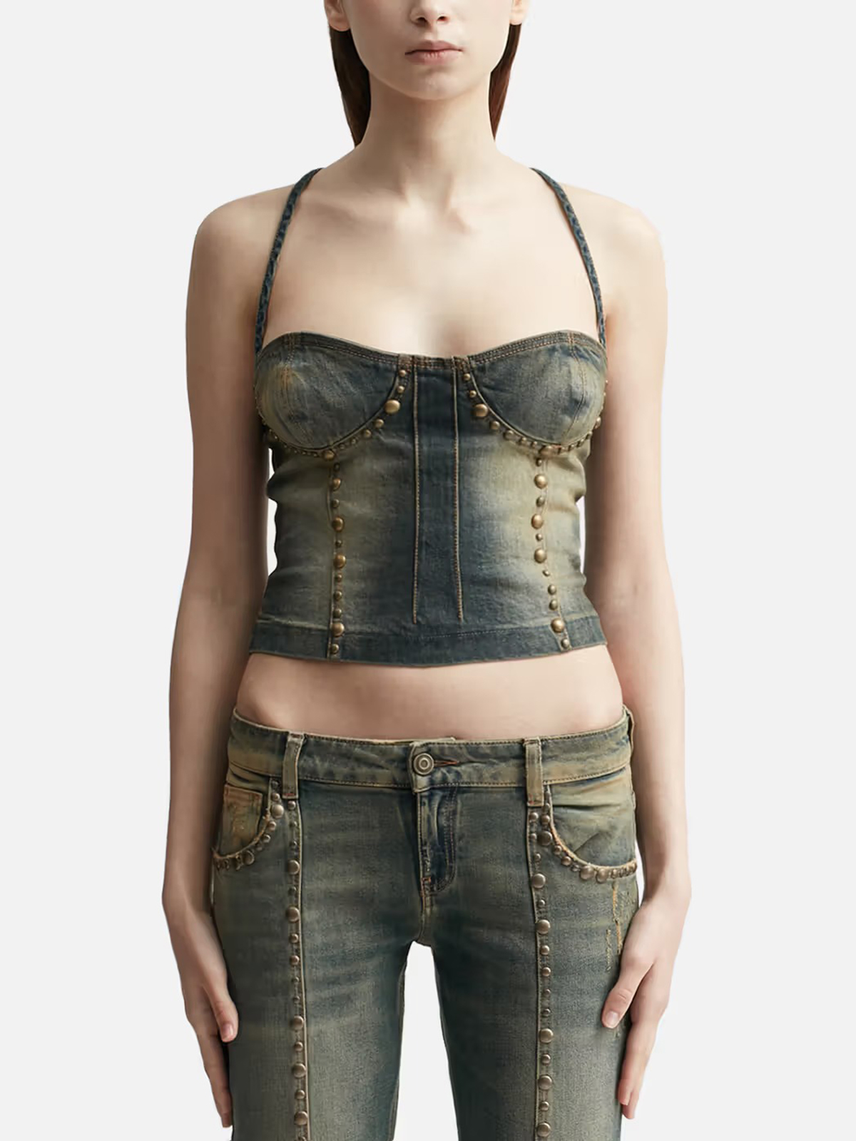 Leia Denim Bustier