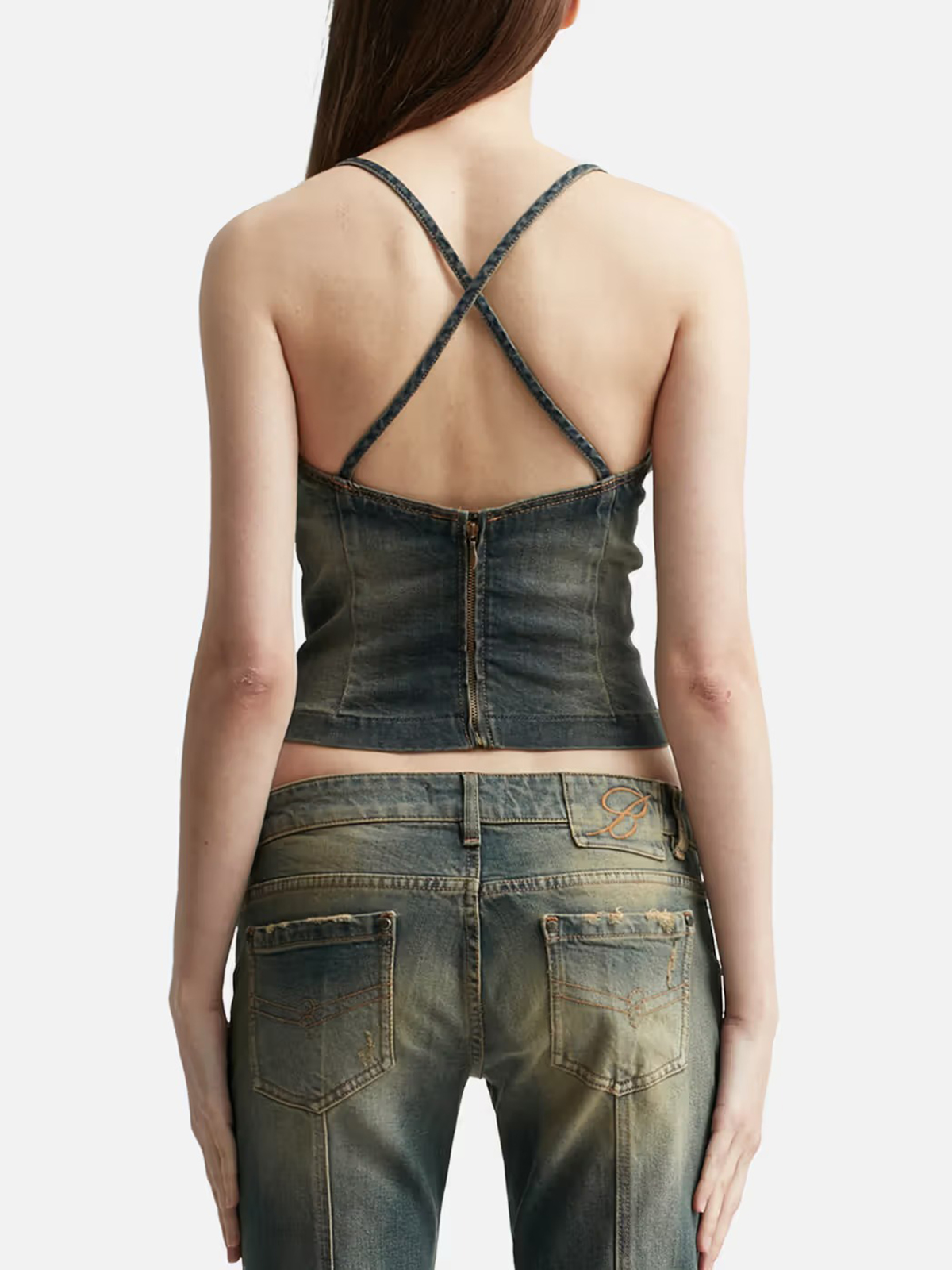 Leia Denim Bustier
