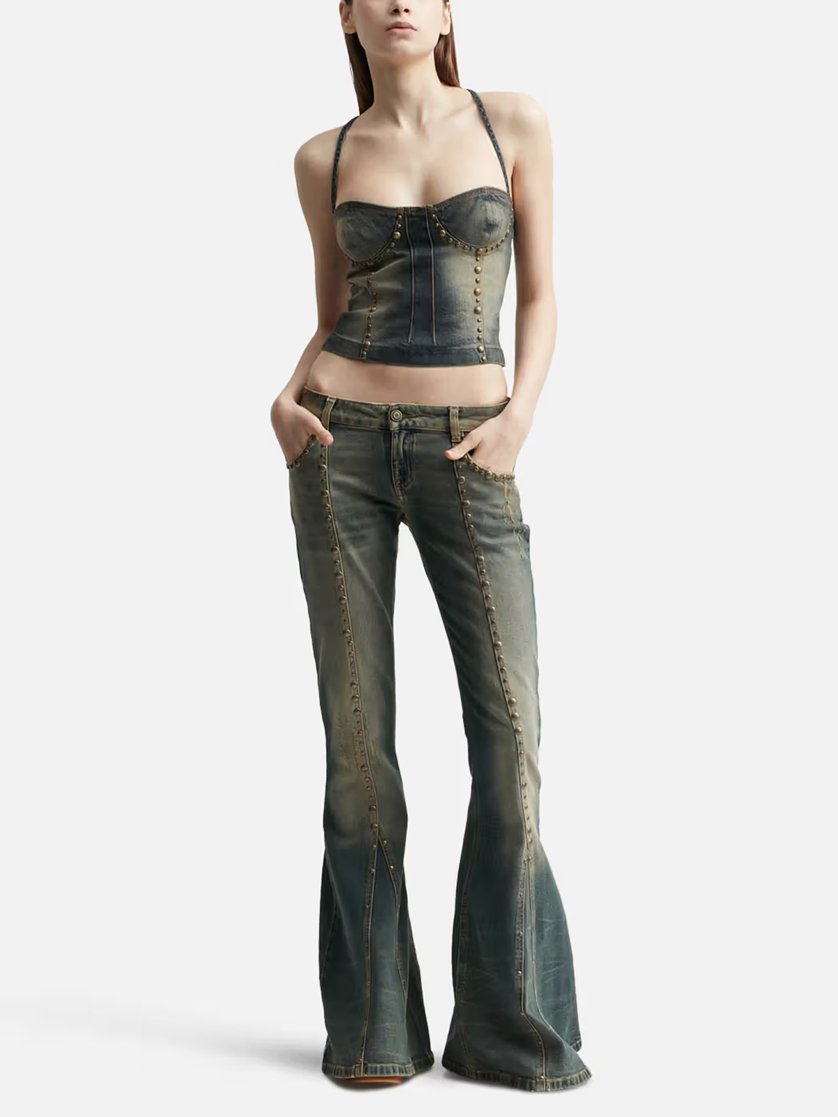 Leia Denim Bustier