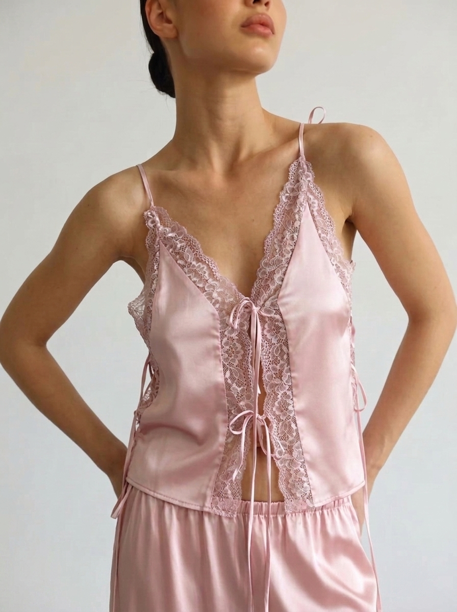 Lena Pants Set - Pink